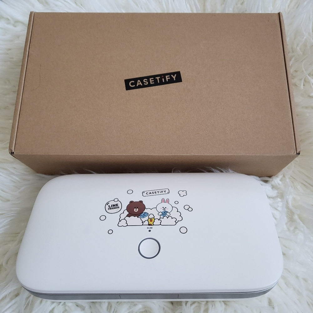 Limited Edition Casetify x LINE Friends UV Sanitizer Wireless Charger